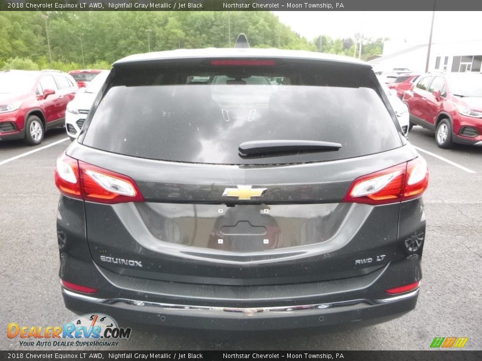 2018 Chevrolet Equinox LT AWD Nightfall Gray Metallic / Jet Black Photo #4