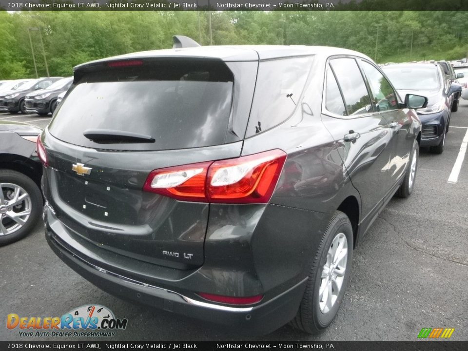 2018 Chevrolet Equinox LT AWD Nightfall Gray Metallic / Jet Black Photo #5
