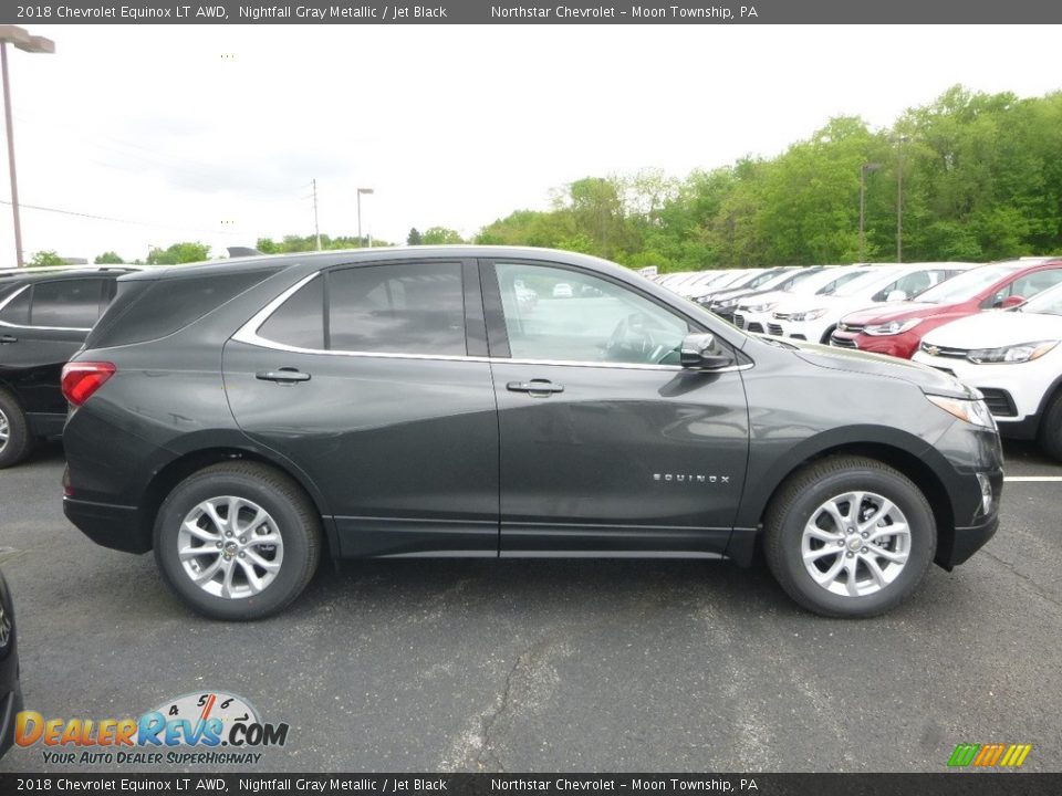 2018 Chevrolet Equinox LT AWD Nightfall Gray Metallic / Jet Black Photo #6