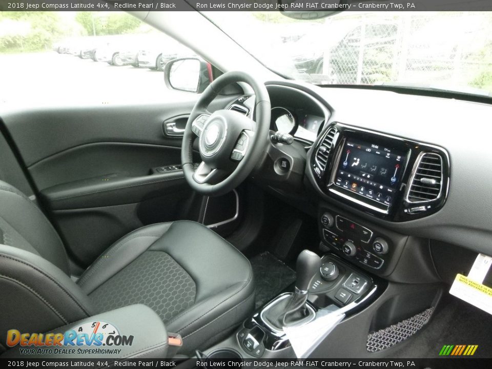 2018 Jeep Compass Latitude 4x4 Redline Pearl / Black Photo #11