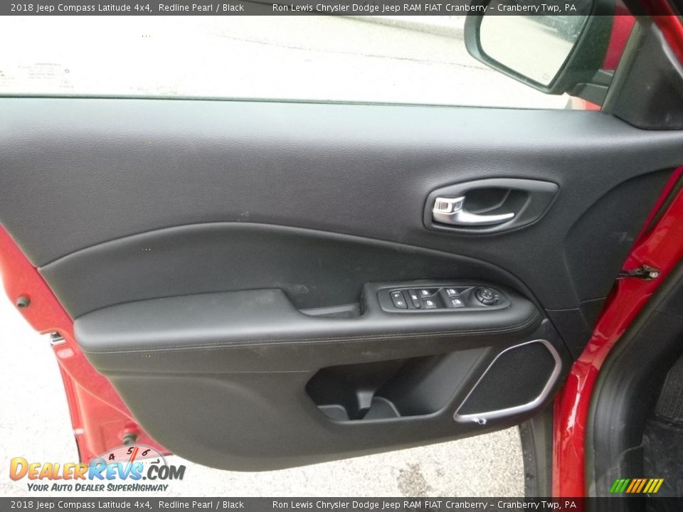 2018 Jeep Compass Latitude 4x4 Redline Pearl / Black Photo #13