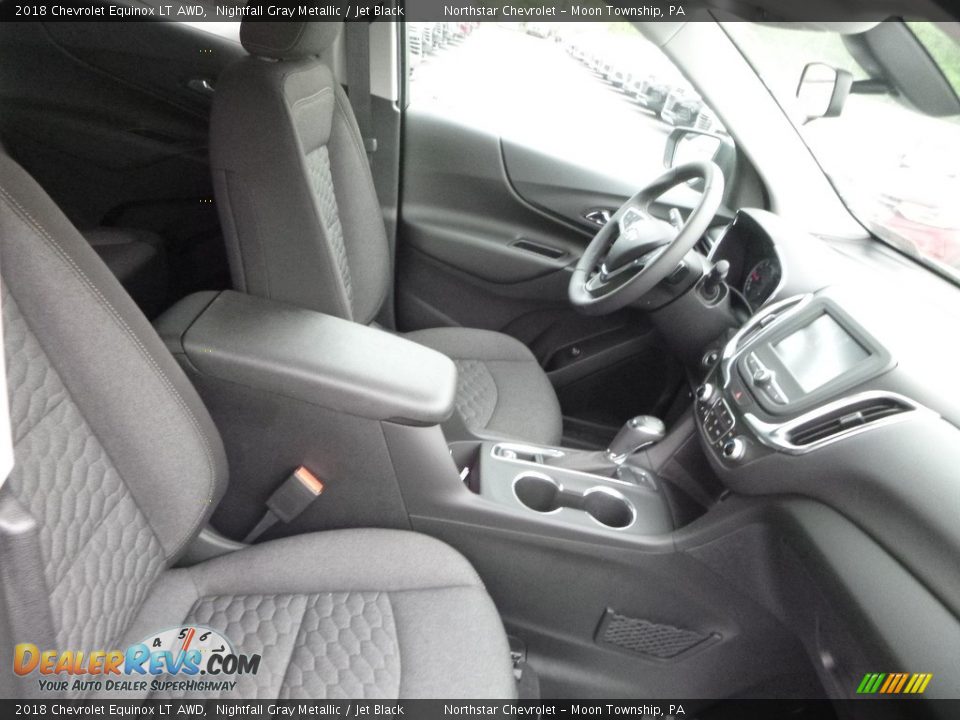 2018 Chevrolet Equinox LT AWD Nightfall Gray Metallic / Jet Black Photo #10