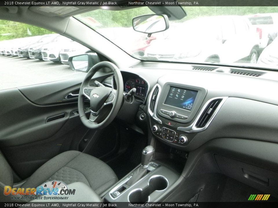 2018 Chevrolet Equinox LT AWD Nightfall Gray Metallic / Jet Black Photo #11