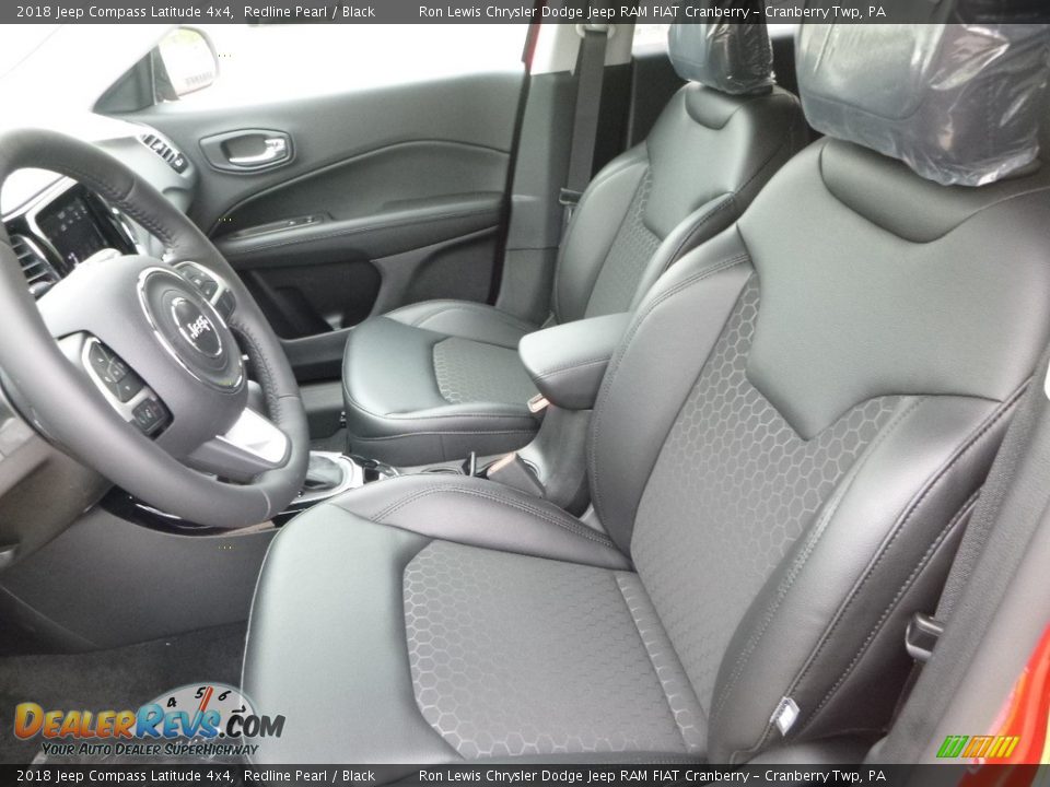 2018 Jeep Compass Latitude 4x4 Redline Pearl / Black Photo #15