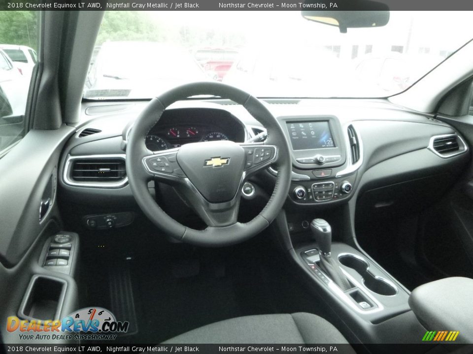 2018 Chevrolet Equinox LT AWD Nightfall Gray Metallic / Jet Black Photo #12