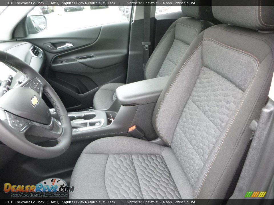 2018 Chevrolet Equinox LT AWD Nightfall Gray Metallic / Jet Black Photo #14
