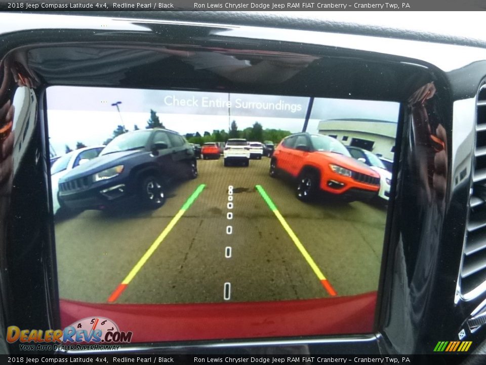2018 Jeep Compass Latitude 4x4 Redline Pearl / Black Photo #18