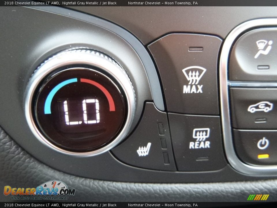 2018 Chevrolet Equinox LT AWD Nightfall Gray Metallic / Jet Black Photo #18