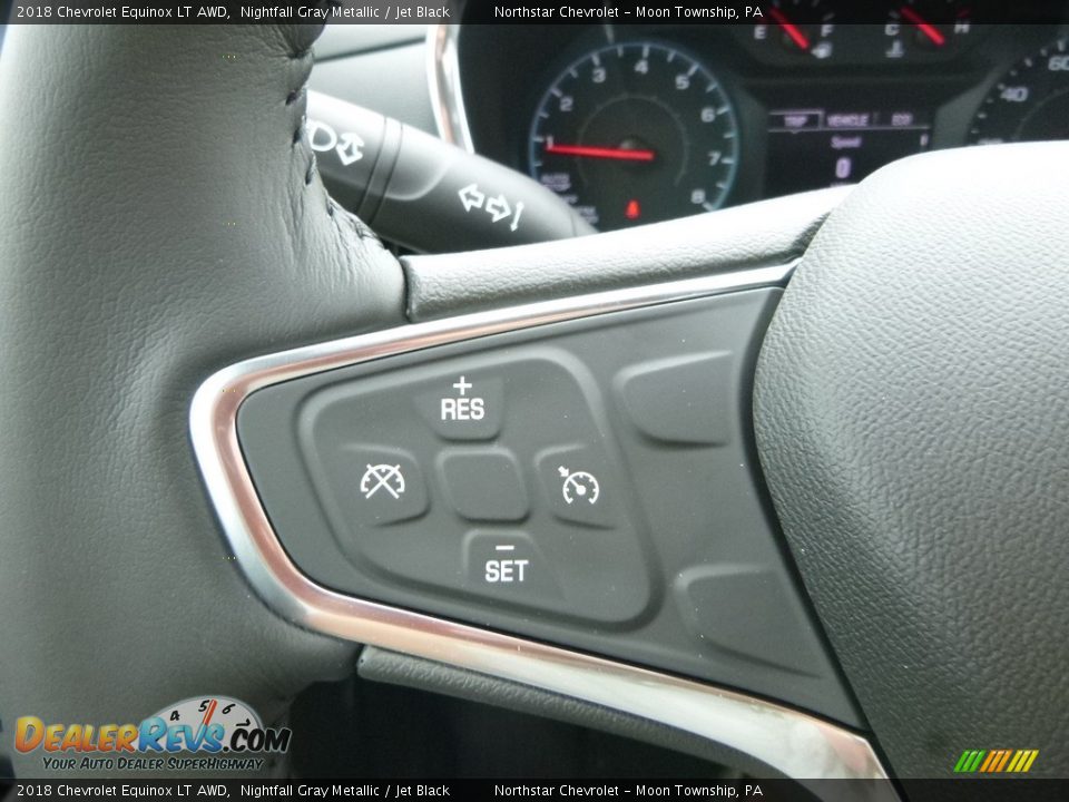 2018 Chevrolet Equinox LT AWD Nightfall Gray Metallic / Jet Black Photo #20