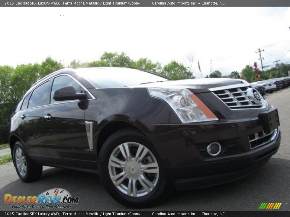 2015 Cadillac SRX Luxury AWD Terra Mocha Metallic / Light Titanium/Ebony Photo #2