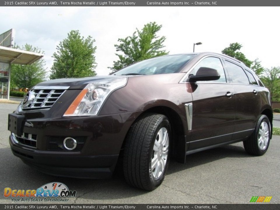 2015 Cadillac SRX Luxury AWD Terra Mocha Metallic / Light Titanium/Ebony Photo #6