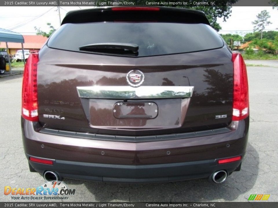 2015 Cadillac SRX Luxury AWD Terra Mocha Metallic / Light Titanium/Ebony Photo #9