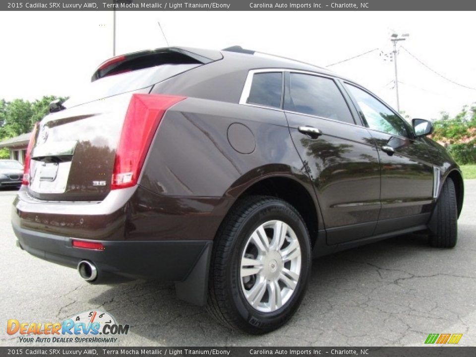 2015 Cadillac SRX Luxury AWD Terra Mocha Metallic / Light Titanium/Ebony Photo #10