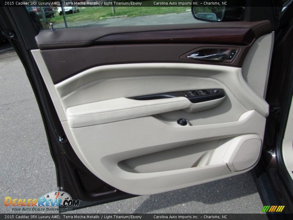 2015 Cadillac SRX Luxury AWD Terra Mocha Metallic / Light Titanium/Ebony Photo #18