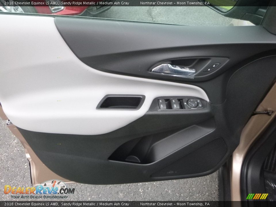 2018 Chevrolet Equinox LS AWD Sandy Ridge Metallic / Medium Ash Gray Photo #13