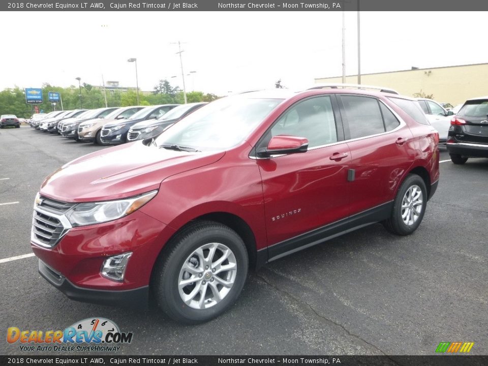 2018 Chevrolet Equinox LT AWD Cajun Red Tintcoat / Jet Black Photo #1