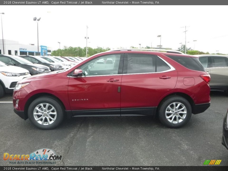 2018 Chevrolet Equinox LT AWD Cajun Red Tintcoat / Jet Black Photo #2
