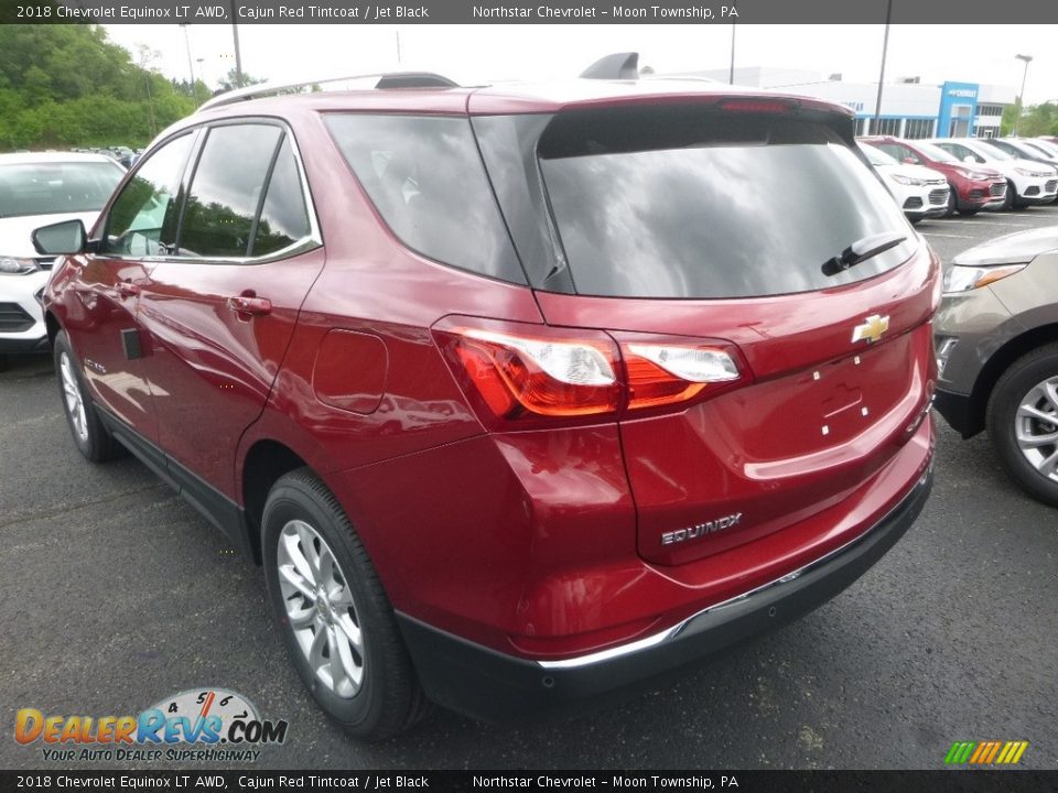 2018 Chevrolet Equinox LT AWD Cajun Red Tintcoat / Jet Black Photo #3