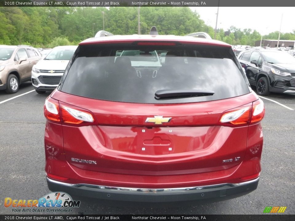 2018 Chevrolet Equinox LT AWD Cajun Red Tintcoat / Jet Black Photo #4