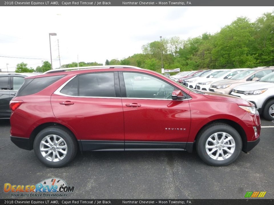 2018 Chevrolet Equinox LT AWD Cajun Red Tintcoat / Jet Black Photo #6