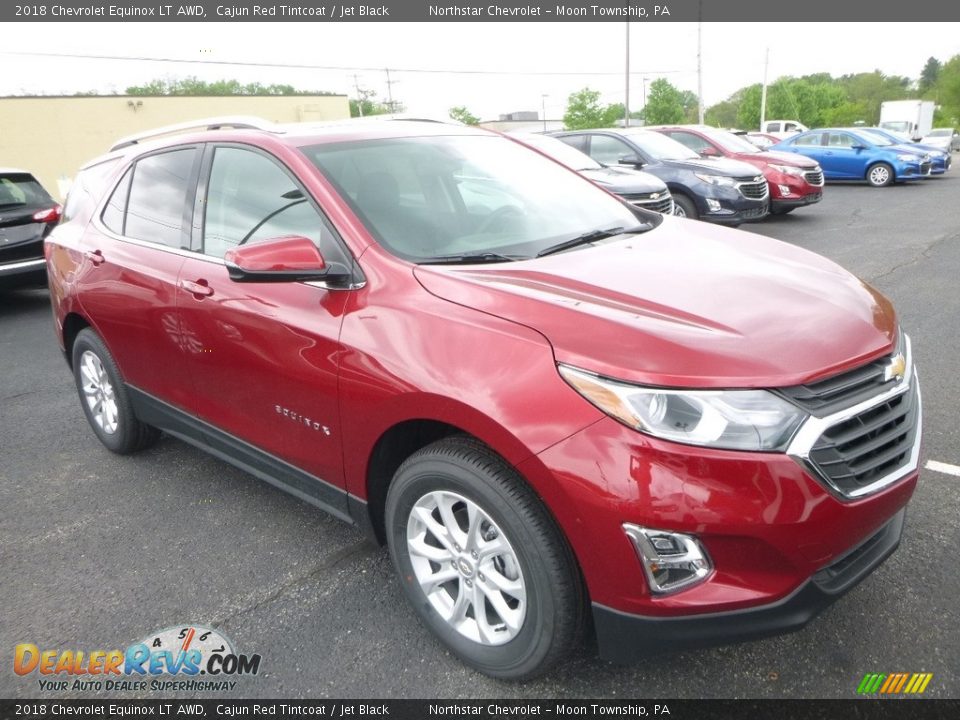 2018 Chevrolet Equinox LT AWD Cajun Red Tintcoat / Jet Black Photo #7