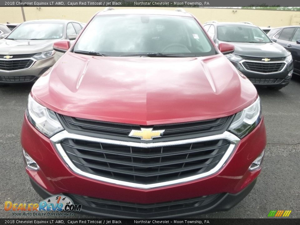 2018 Chevrolet Equinox LT AWD Cajun Red Tintcoat / Jet Black Photo #8