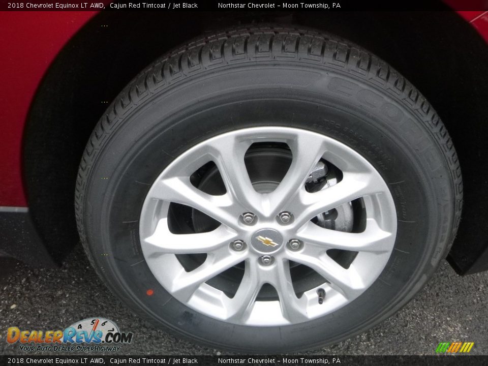 2018 Chevrolet Equinox LT AWD Cajun Red Tintcoat / Jet Black Photo #9