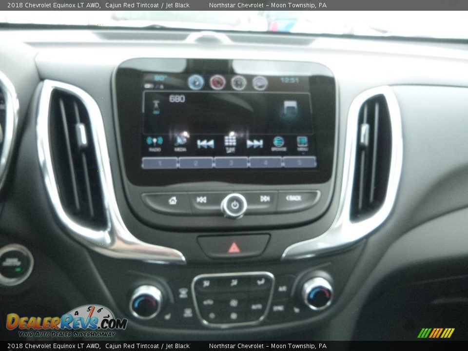 2018 Chevrolet Equinox LT AWD Cajun Red Tintcoat / Jet Black Photo #18