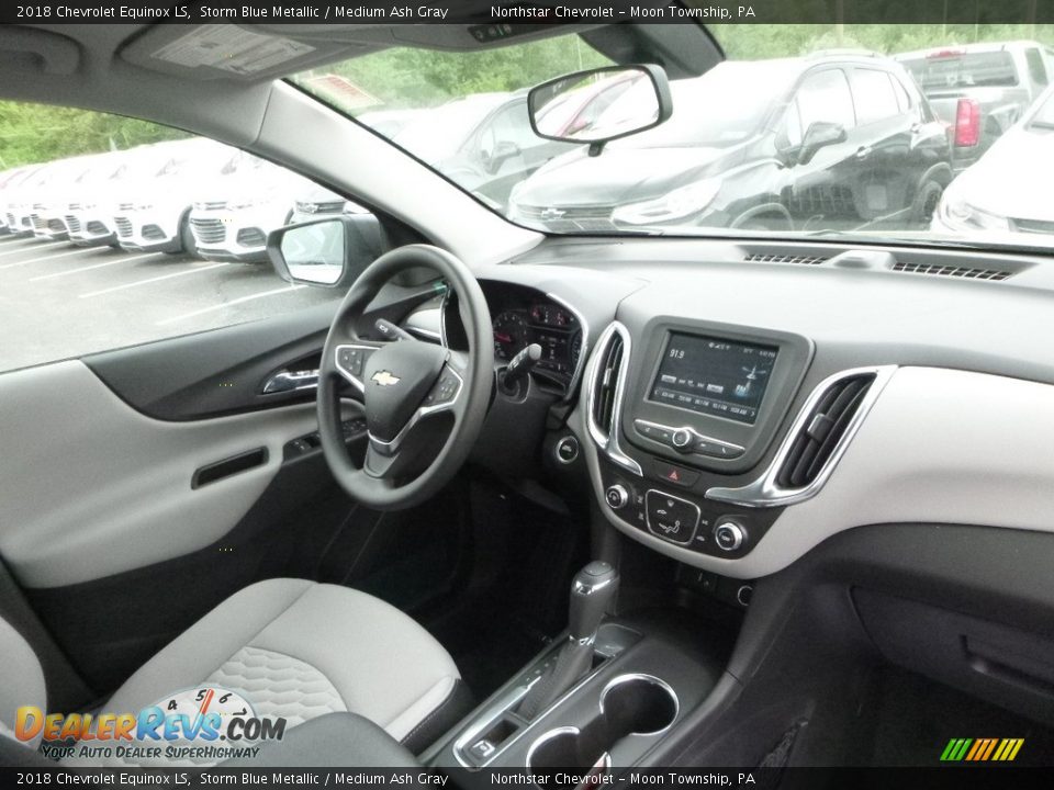2018 Chevrolet Equinox LS Storm Blue Metallic / Medium Ash Gray Photo #11