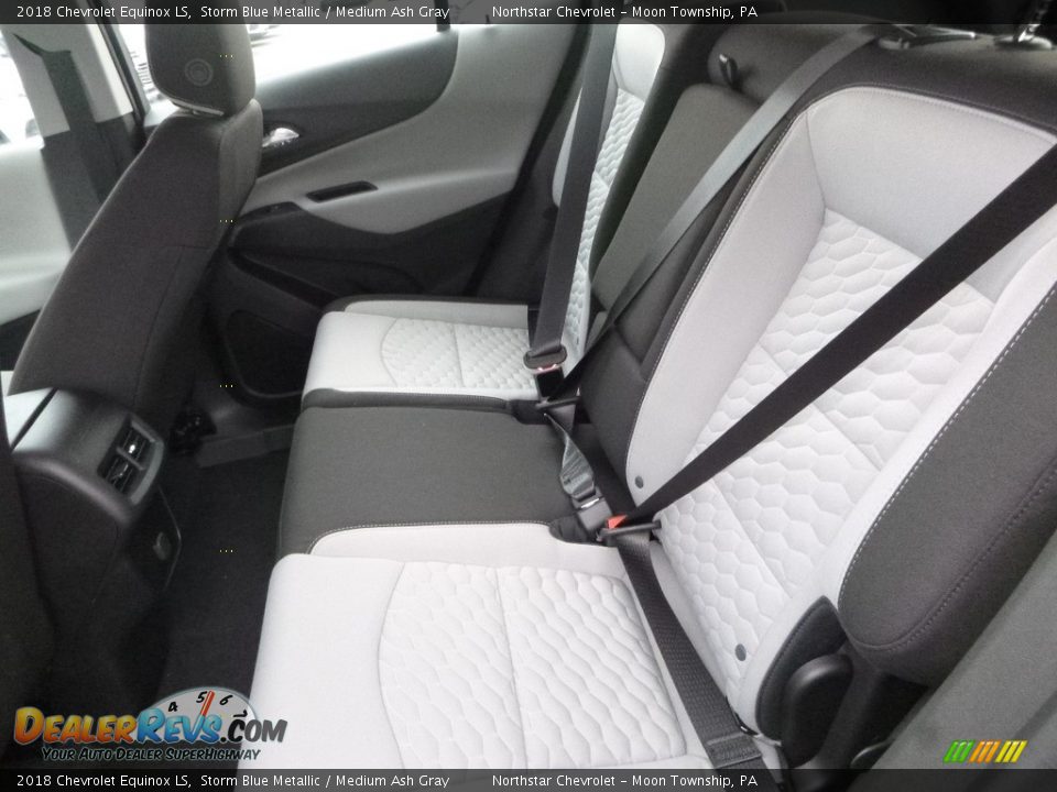 2018 Chevrolet Equinox LS Storm Blue Metallic / Medium Ash Gray Photo #12