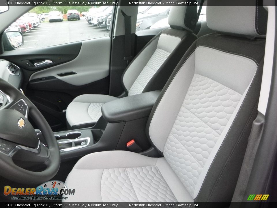 2018 Chevrolet Equinox LS Storm Blue Metallic / Medium Ash Gray Photo #15