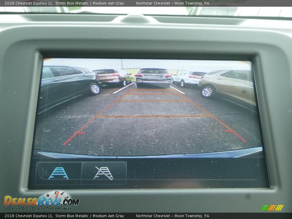 2018 Chevrolet Equinox LS Storm Blue Metallic / Medium Ash Gray Photo #18