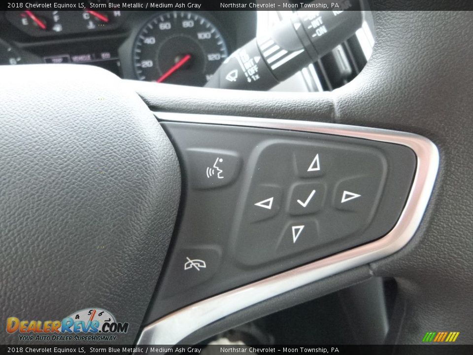 2018 Chevrolet Equinox LS Storm Blue Metallic / Medium Ash Gray Photo #19