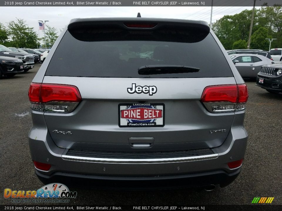 2018 Jeep Grand Cherokee Limited 4x4 Billet Silver Metallic / Black Photo #5