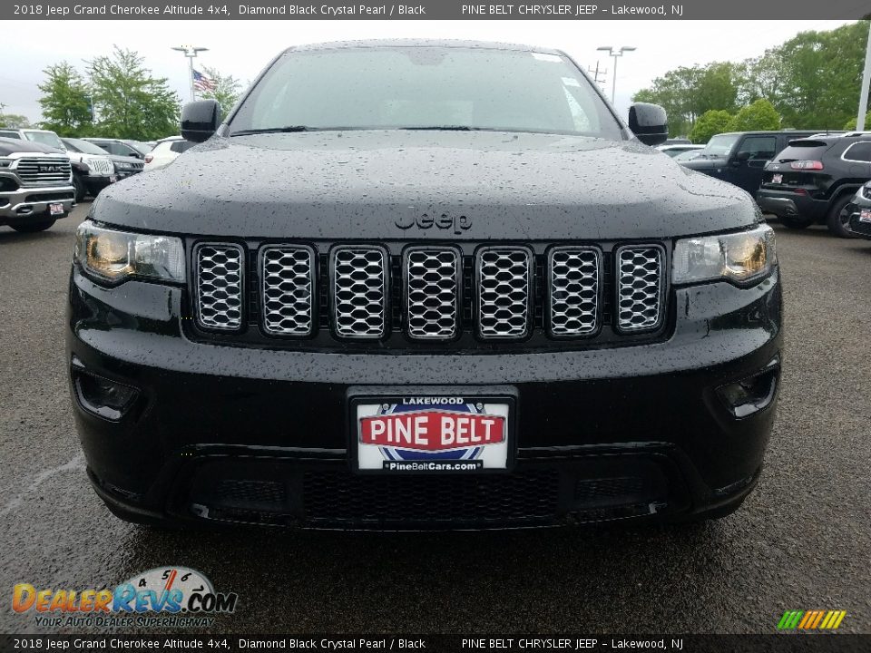 2018 Jeep Grand Cherokee Altitude 4x4 Diamond Black Crystal Pearl / Black Photo #2