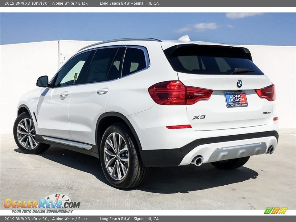 2019 BMW X3 sDrive30i Alpine White / Black Photo #3