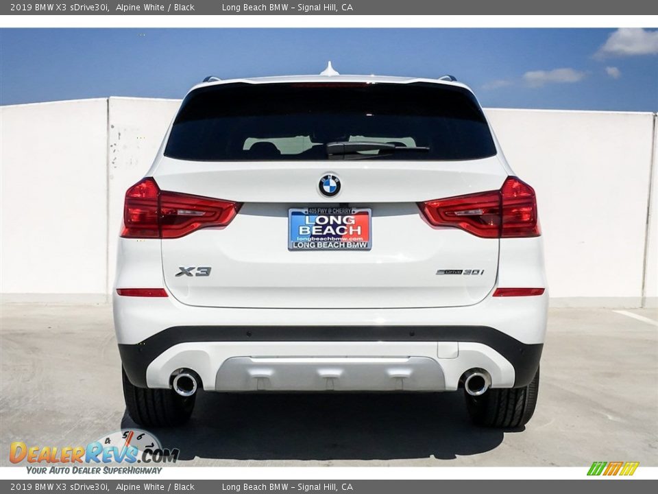 2019 BMW X3 sDrive30i Alpine White / Black Photo #4