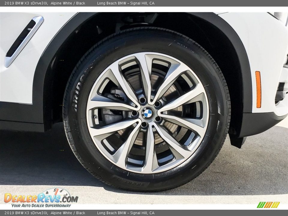 2019 BMW X3 sDrive30i Alpine White / Black Photo #9