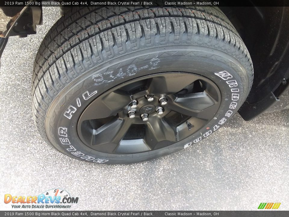2019 Ram 1500 Big Horn Black Quad Cab 4x4 Wheel Photo #12
