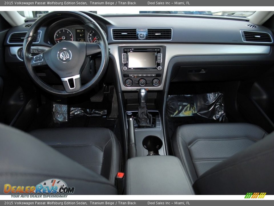 2015 Volkswagen Passat Wolfsburg Edition Sedan Titanium Beige / Titan Black Photo #13