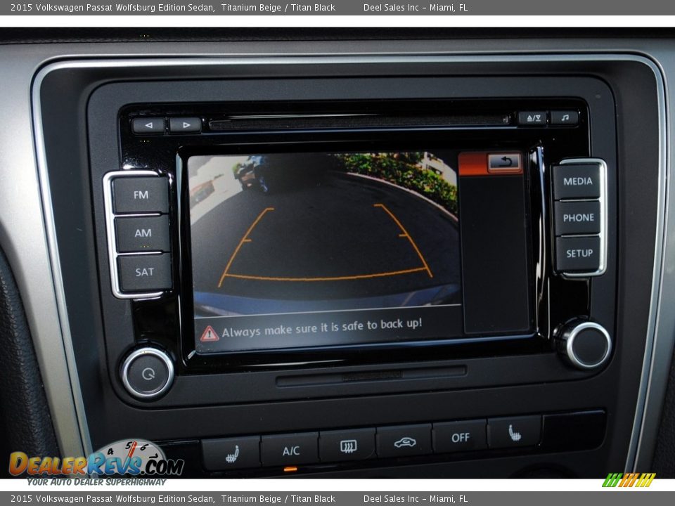 2015 Volkswagen Passat Wolfsburg Edition Sedan Titanium Beige / Titan Black Photo #17