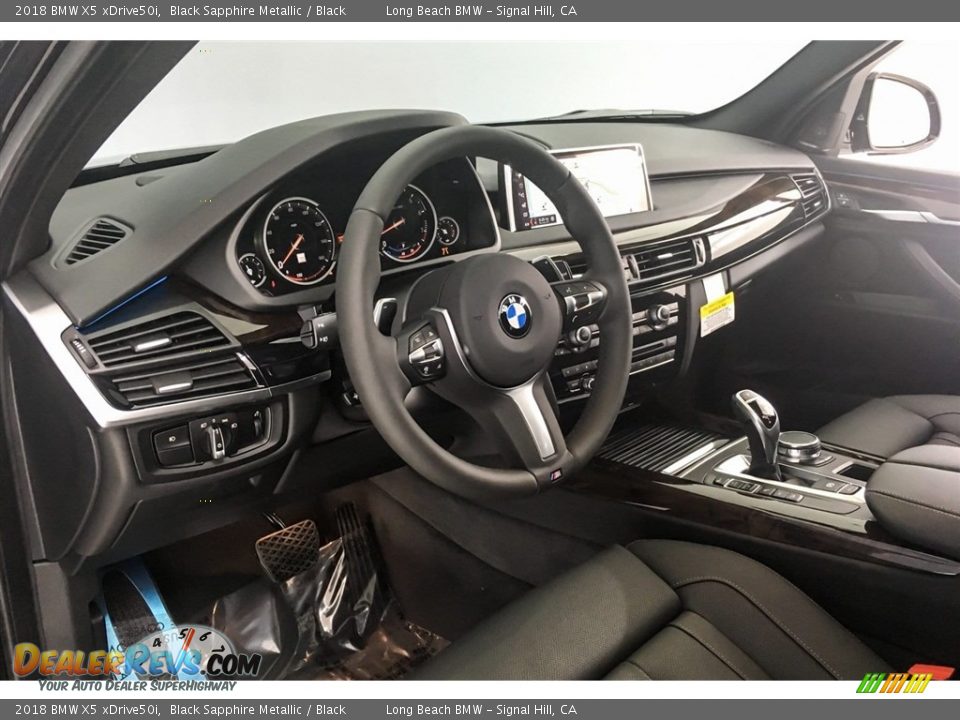 2018 BMW X5 xDrive50i Black Sapphire Metallic / Black Photo #5
