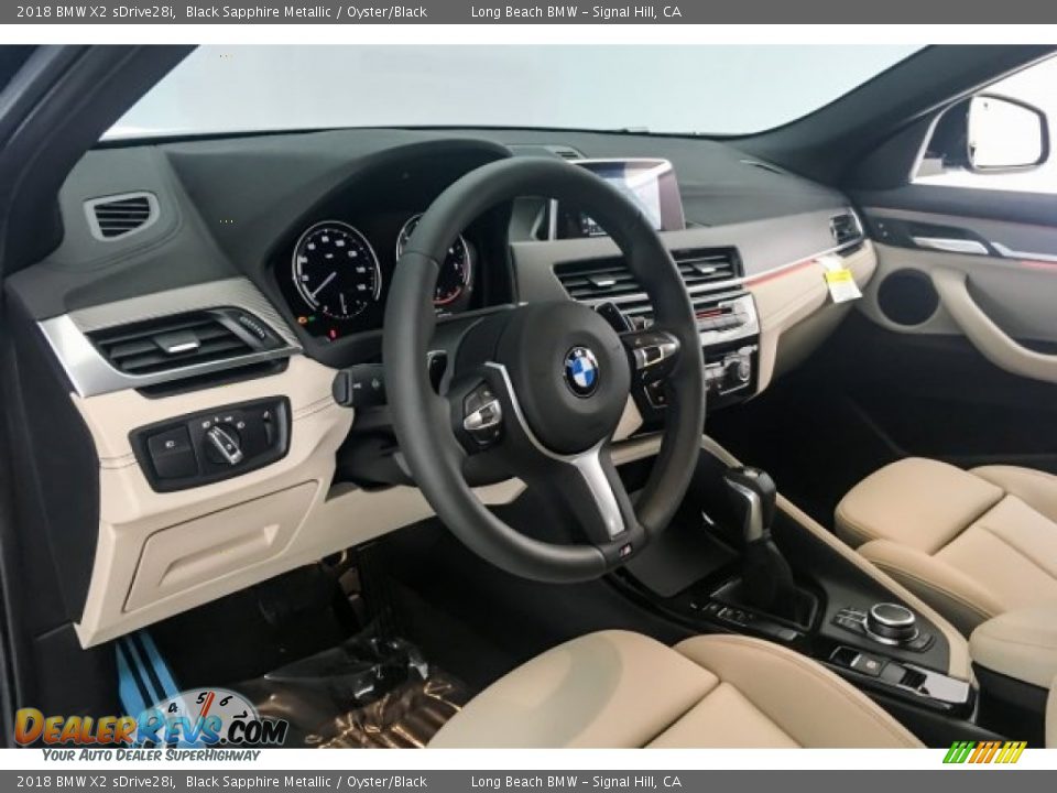 2018 BMW X2 sDrive28i Black Sapphire Metallic / Oyster/Black Photo #5