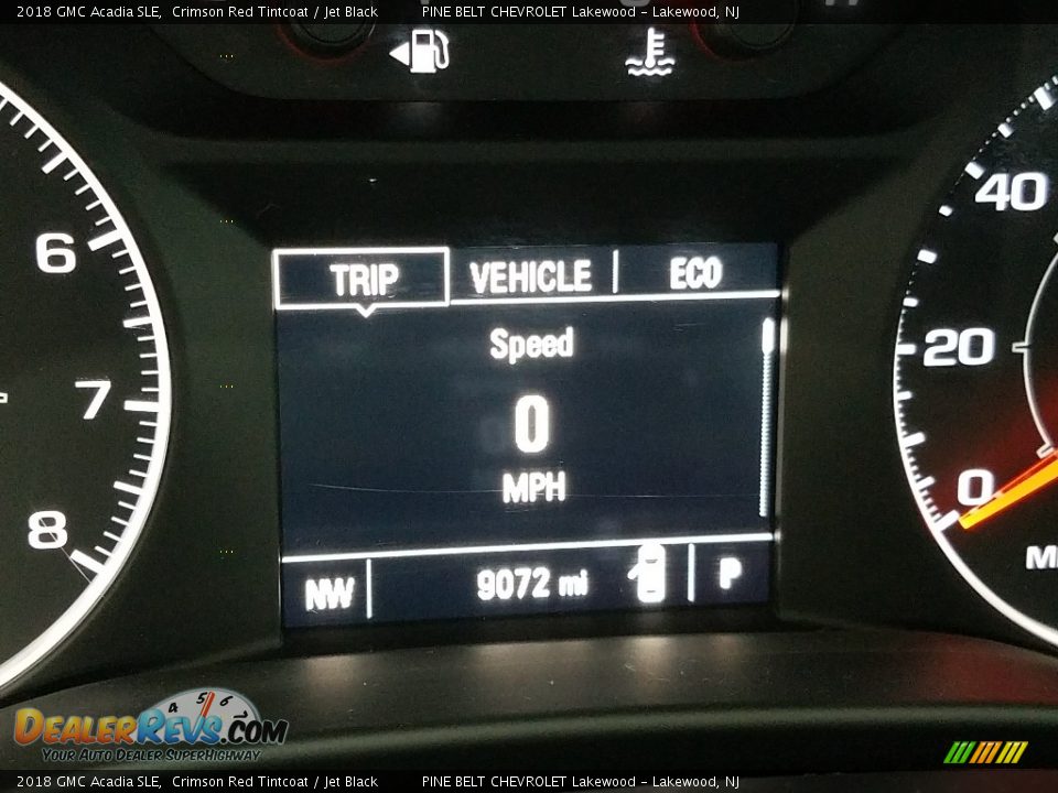 2018 GMC Acadia SLE Crimson Red Tintcoat / Jet Black Photo #6