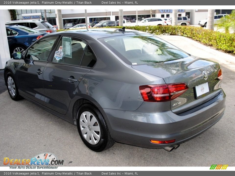 2016 Volkswagen Jetta S Platinum Grey Metallic / Titan Black Photo #6