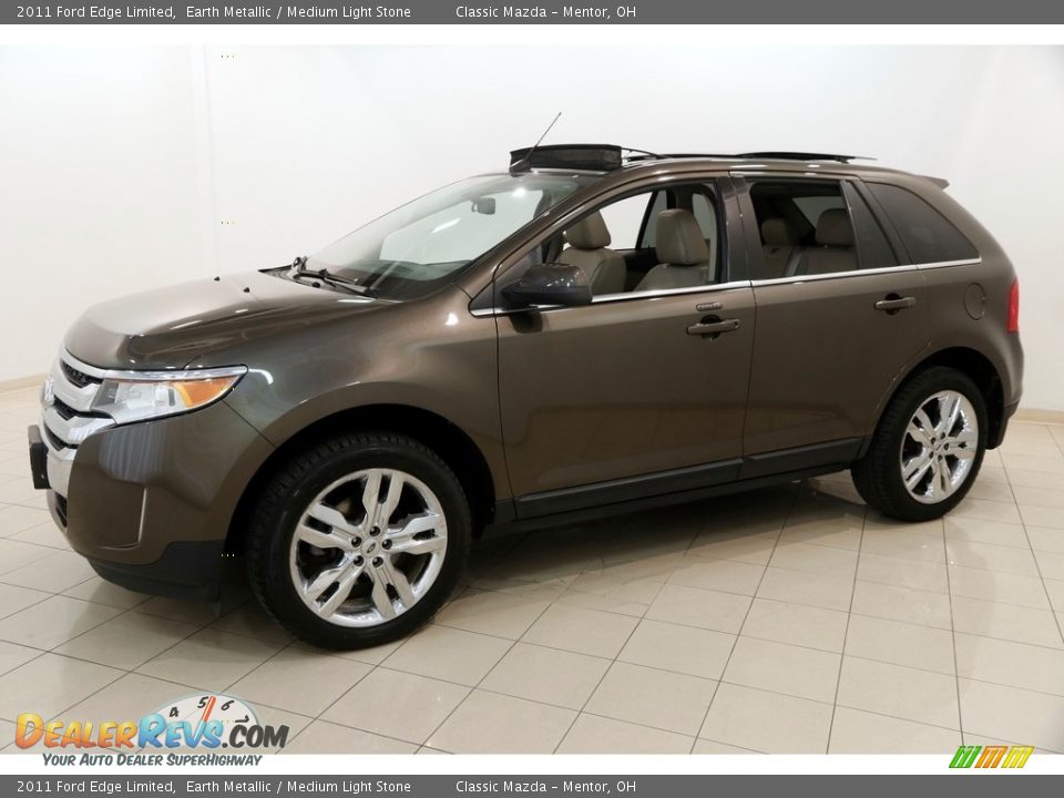 2011 Ford Edge Limited Earth Metallic / Medium Light Stone Photo #3