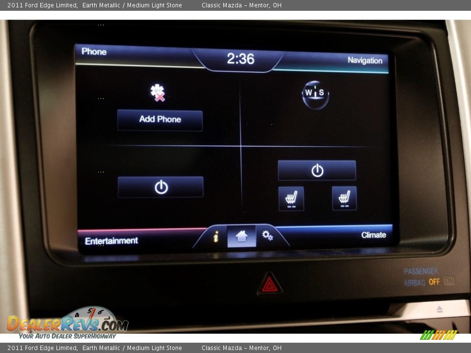 2011 Ford Edge Limited Earth Metallic / Medium Light Stone Photo #10