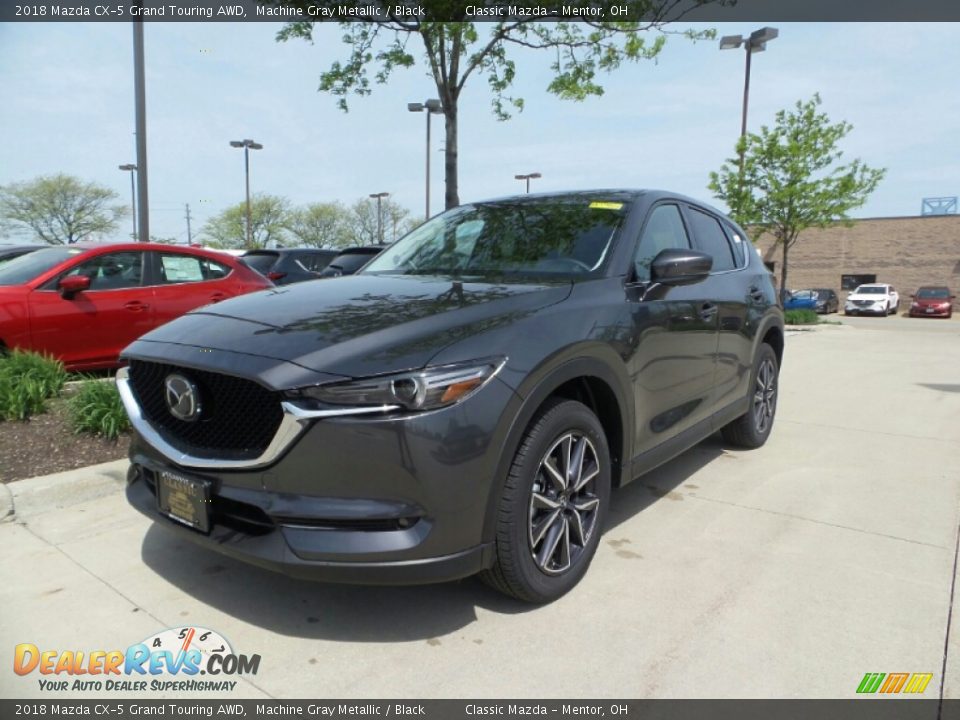 2018 Mazda CX-5 Grand Touring AWD Machine Gray Metallic / Black Photo #1