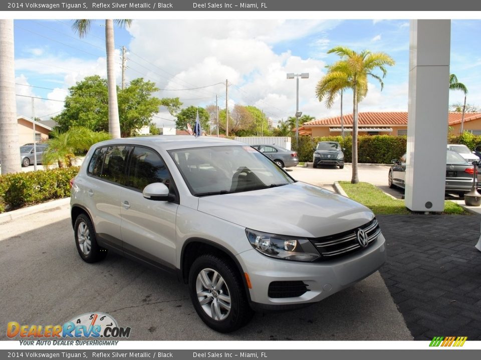 2014 Volkswagen Tiguan S Reflex Silver Metallic / Black Photo #1