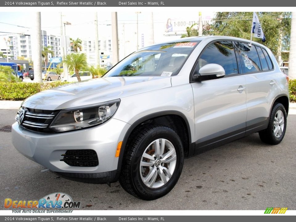 2014 Volkswagen Tiguan S Reflex Silver Metallic / Black Photo #5
